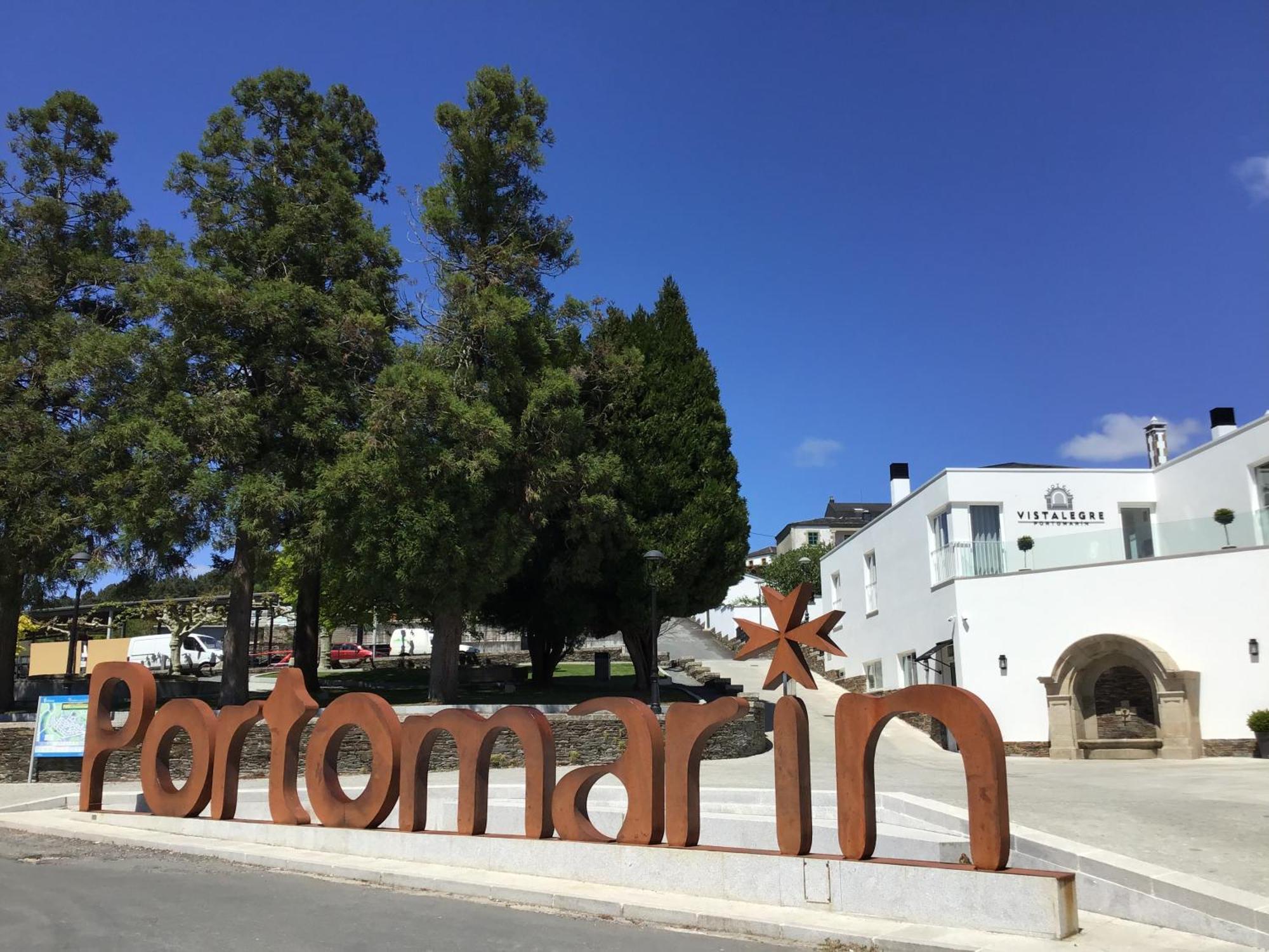 Vistalegre Hotel-Spa Portomarin Bagian luar foto