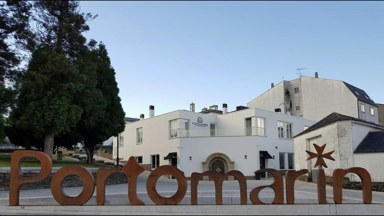 Vistalegre Hotel-Spa Portomarin Bagian luar foto
